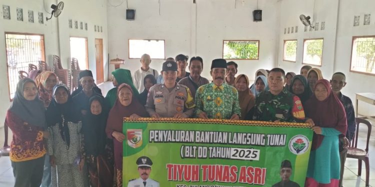 Tiyuh Tunas Asri Kecamatan Tulang Bawang Tengah Realisasikan Dana Desa 2025 Rp1,03 Miliar.