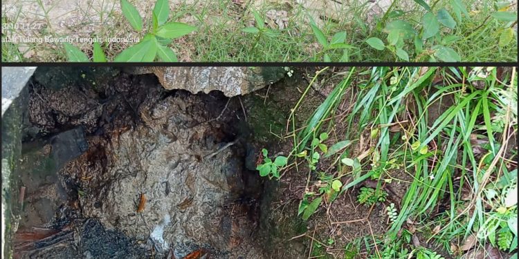 ‎Diduga Buang Limbah ke Sungai, Lapak Karet di Tiyuh Menggala Mas Dikeluhkan Warga.