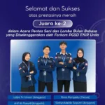 Umko Kali ini Raih Lagi Juara 2 Lomba Acara Pentas Seni Bahasa Tingkat Nasional